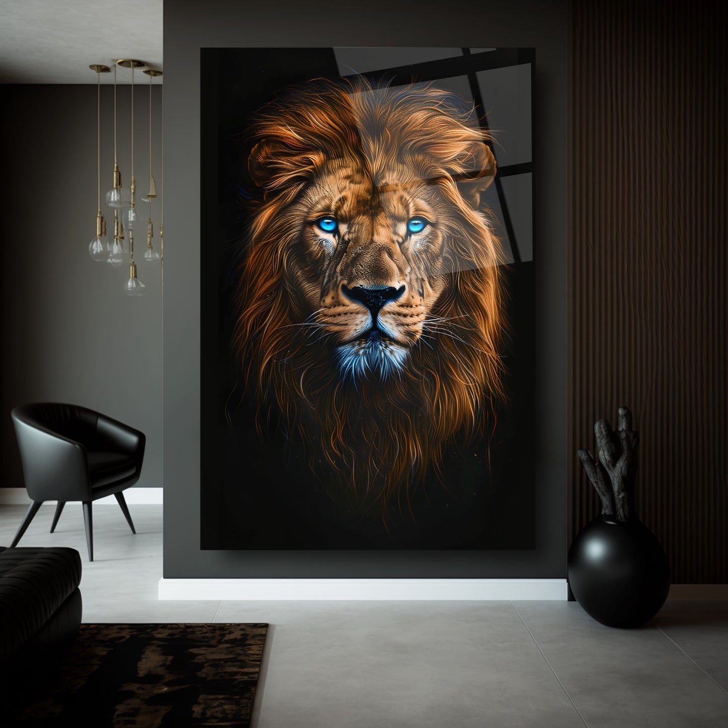 Aslan Cam Tablo