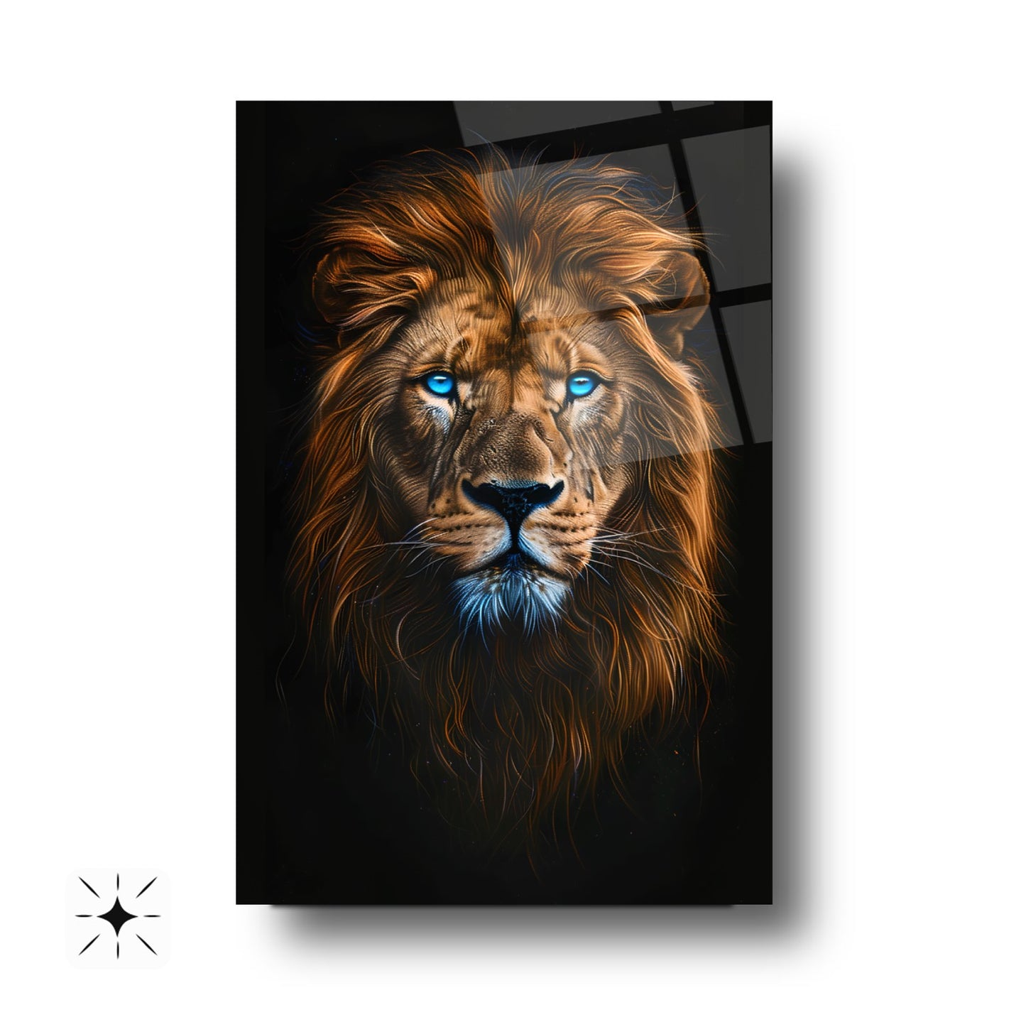 Aslan Cam Tablo