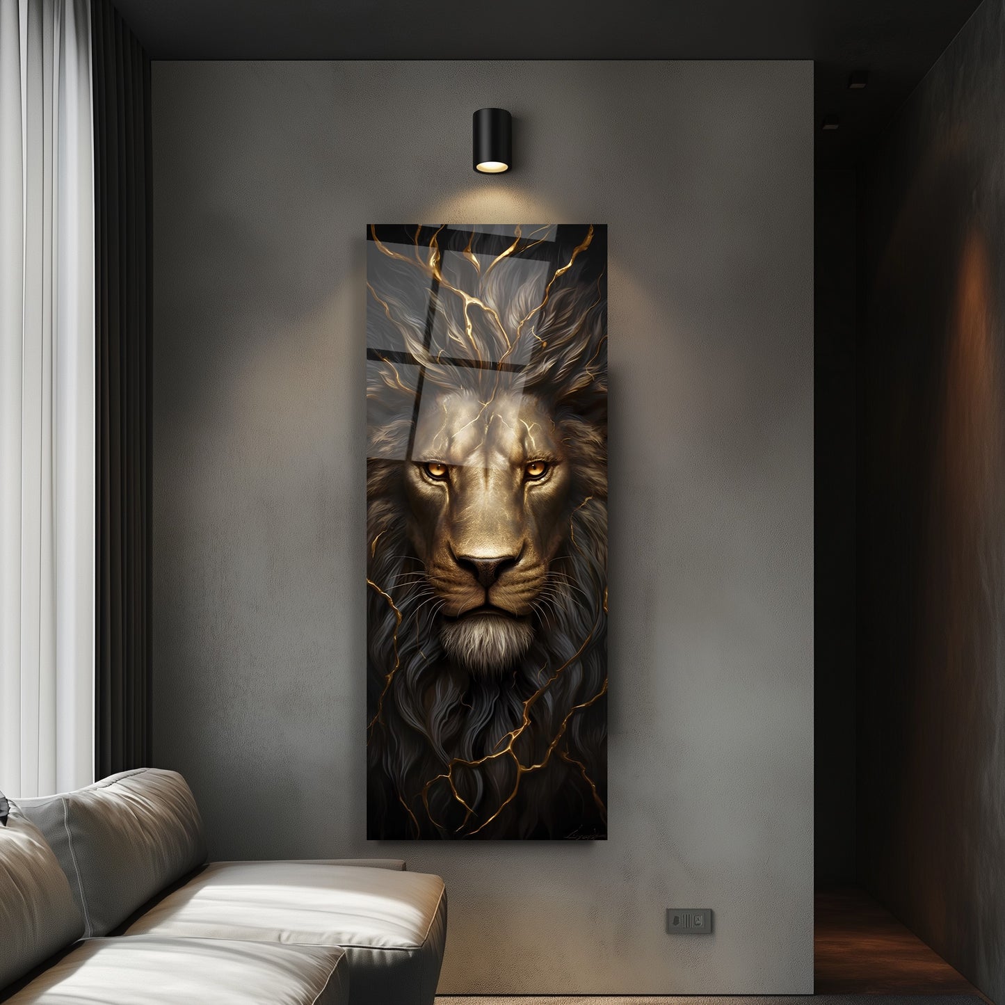 Aslan Panoramik Cam Tablo