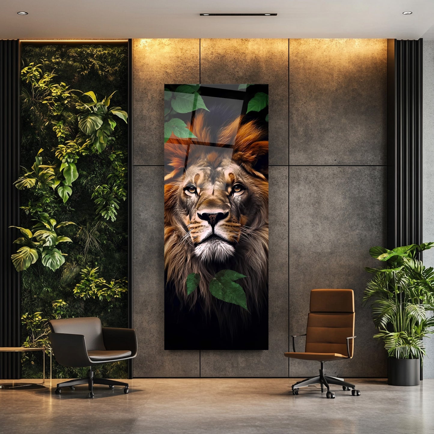 Aslan Panoramik Cam Tablo