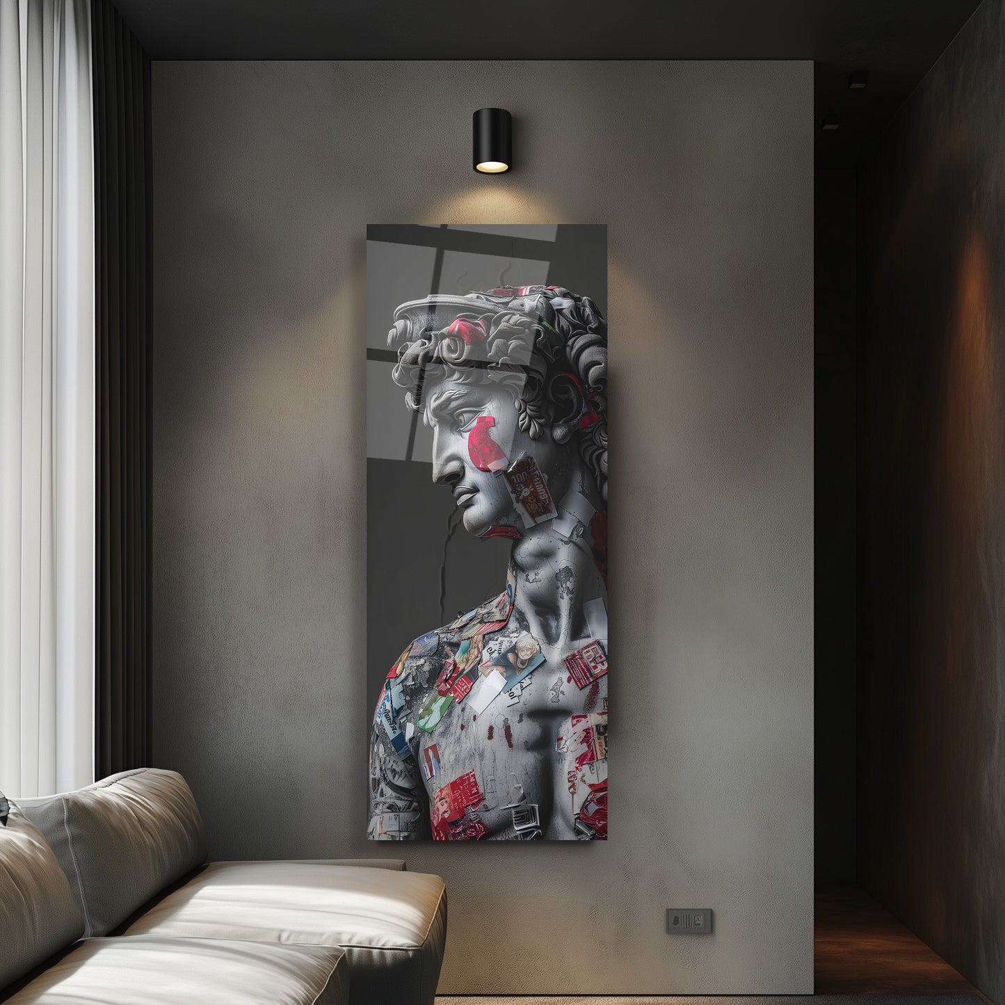 Heykel Panoramik Cam Tablo