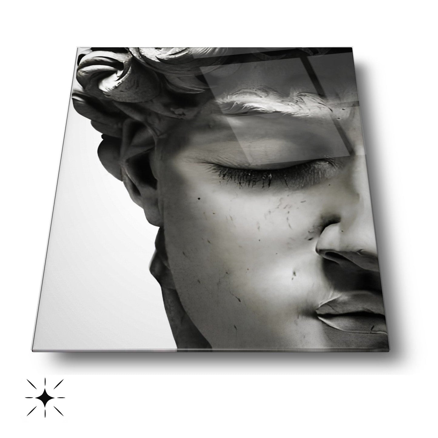 Davud Heykeli Cam Tablo