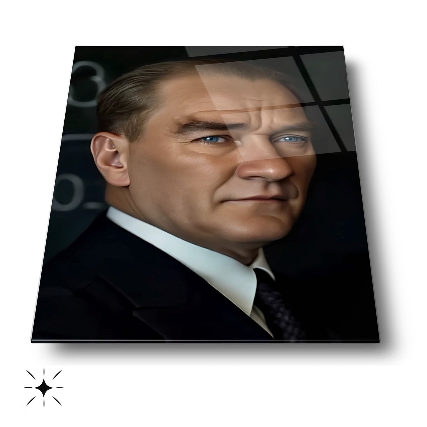 Atatürk Portresi Cam Tablo
