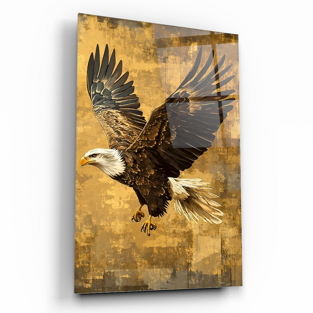 Gold Kartal Cam Tablo