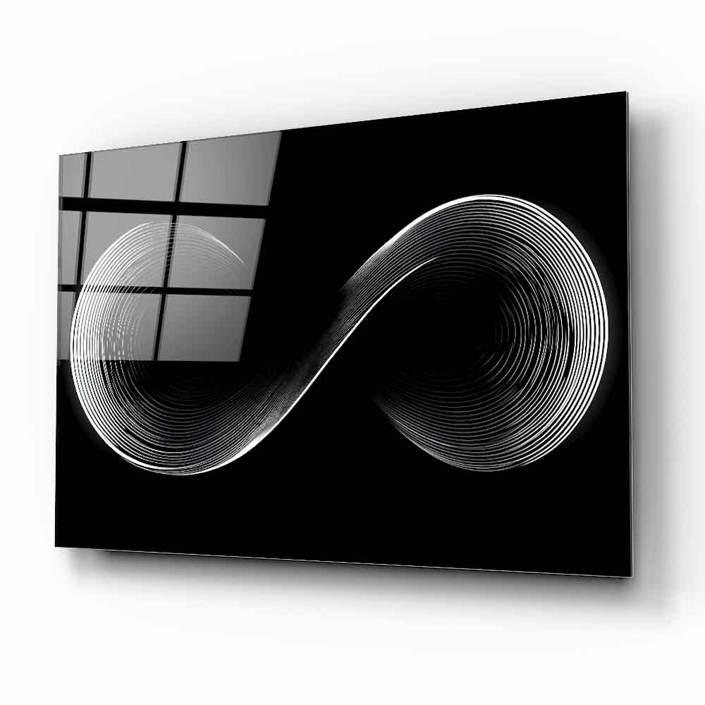Sonsuzluk işareti Cam Tablo