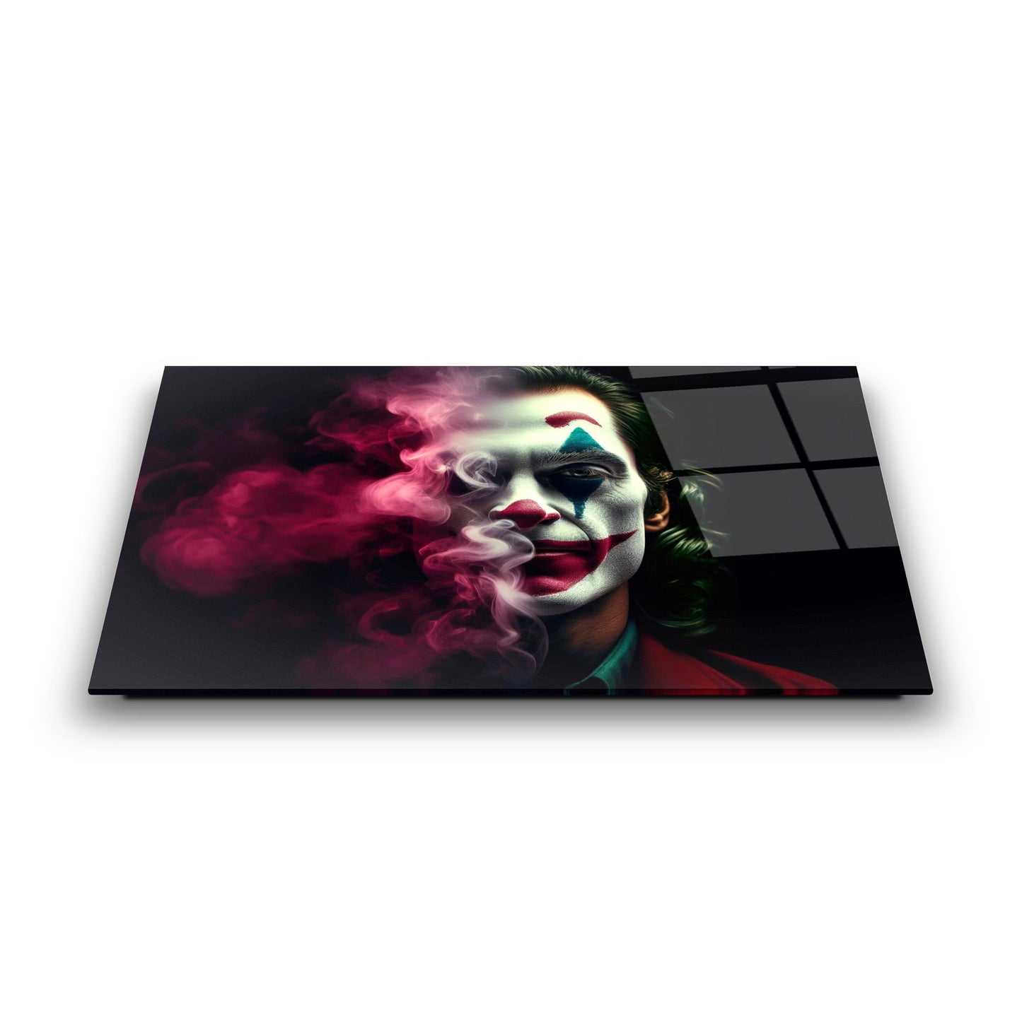 Neon Dumanlı Joker Cam Tablo
