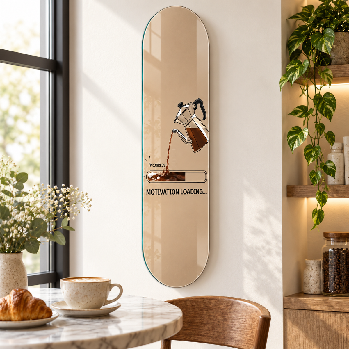 Motivation Loading Skate Board cam tablo - alternatif premium alan