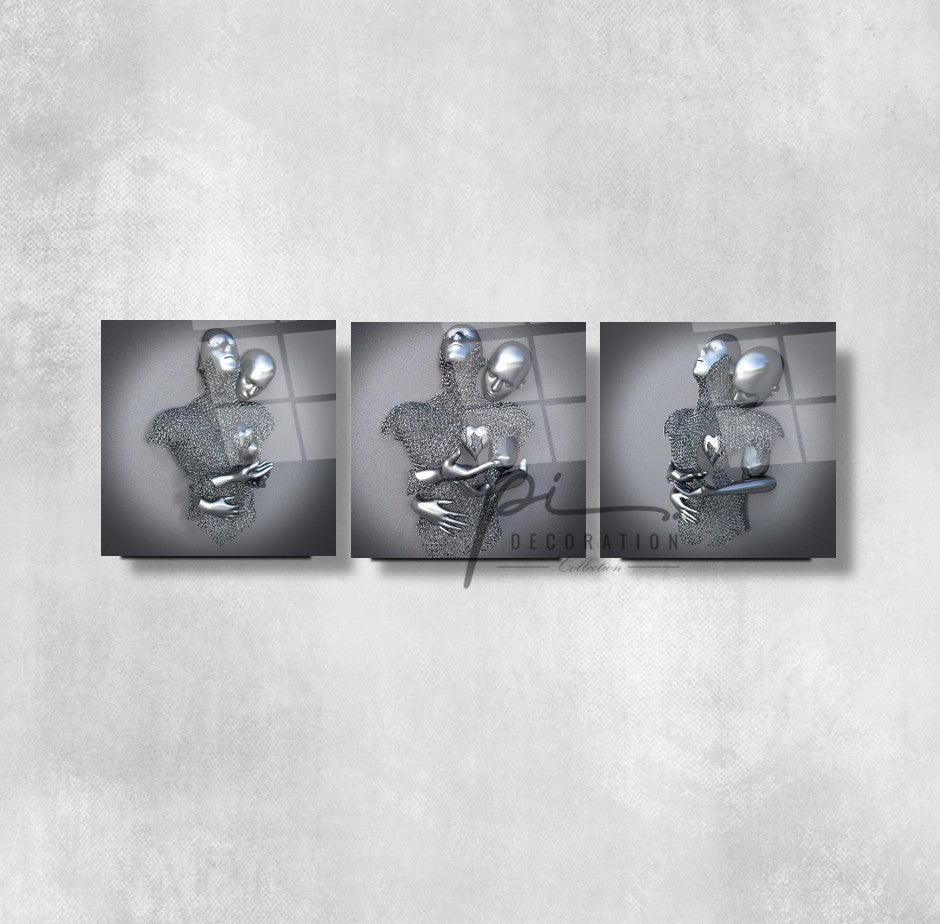 Metal Bedenler Triple Üçlü Cam Tablo
