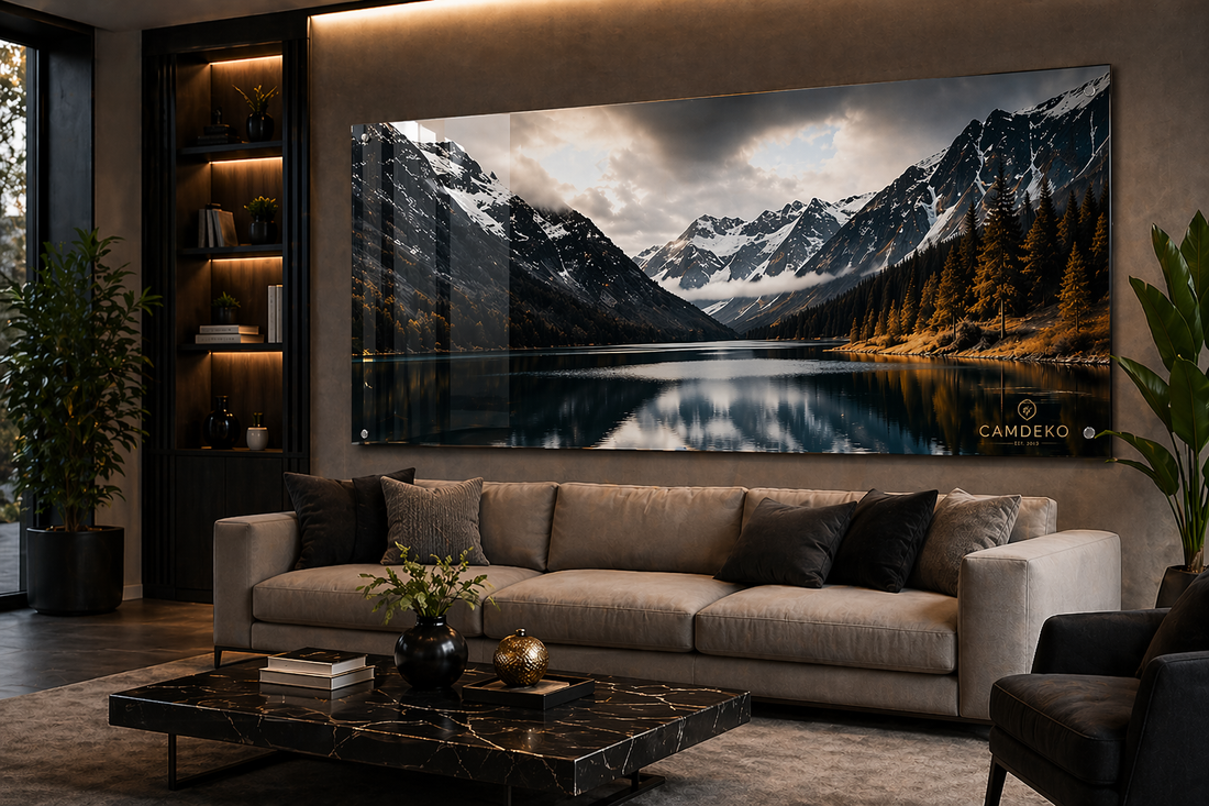 Büyük Duvarlar Nasıl Dekore Edilir? Cam Tablo ile Etkileyici Çözümler