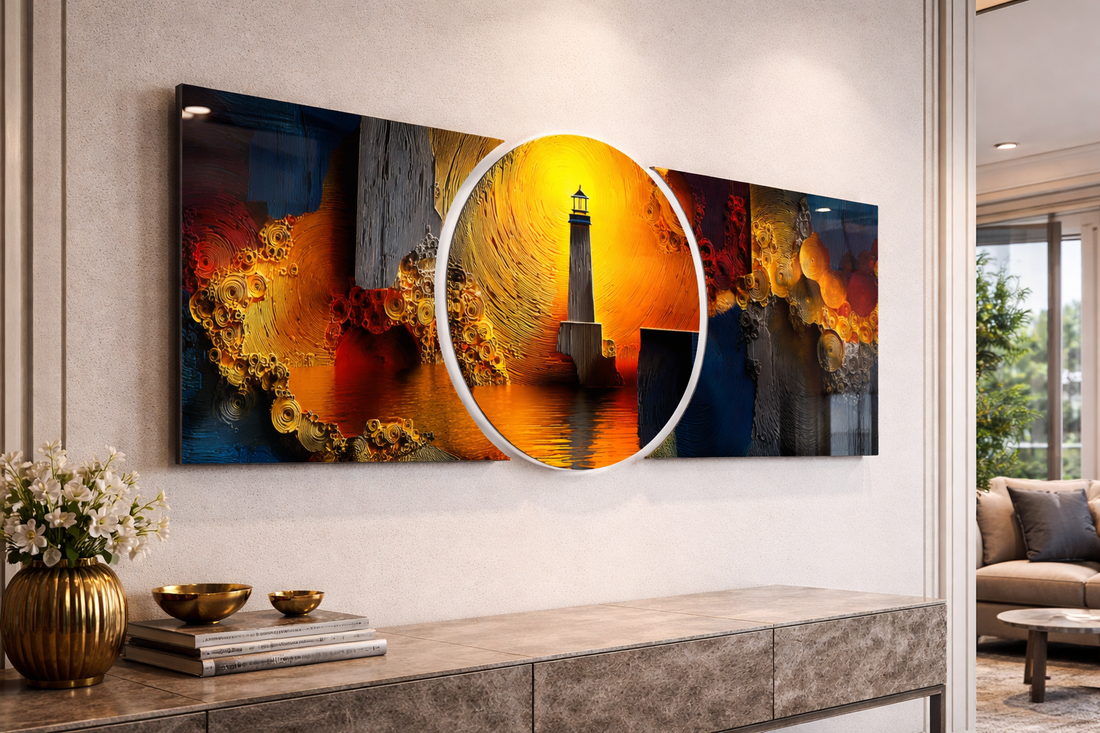 Camdeko Şekilli Kesim Cam Tablolar