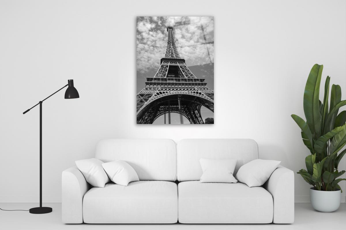 Paris Dikey Cam Tablo