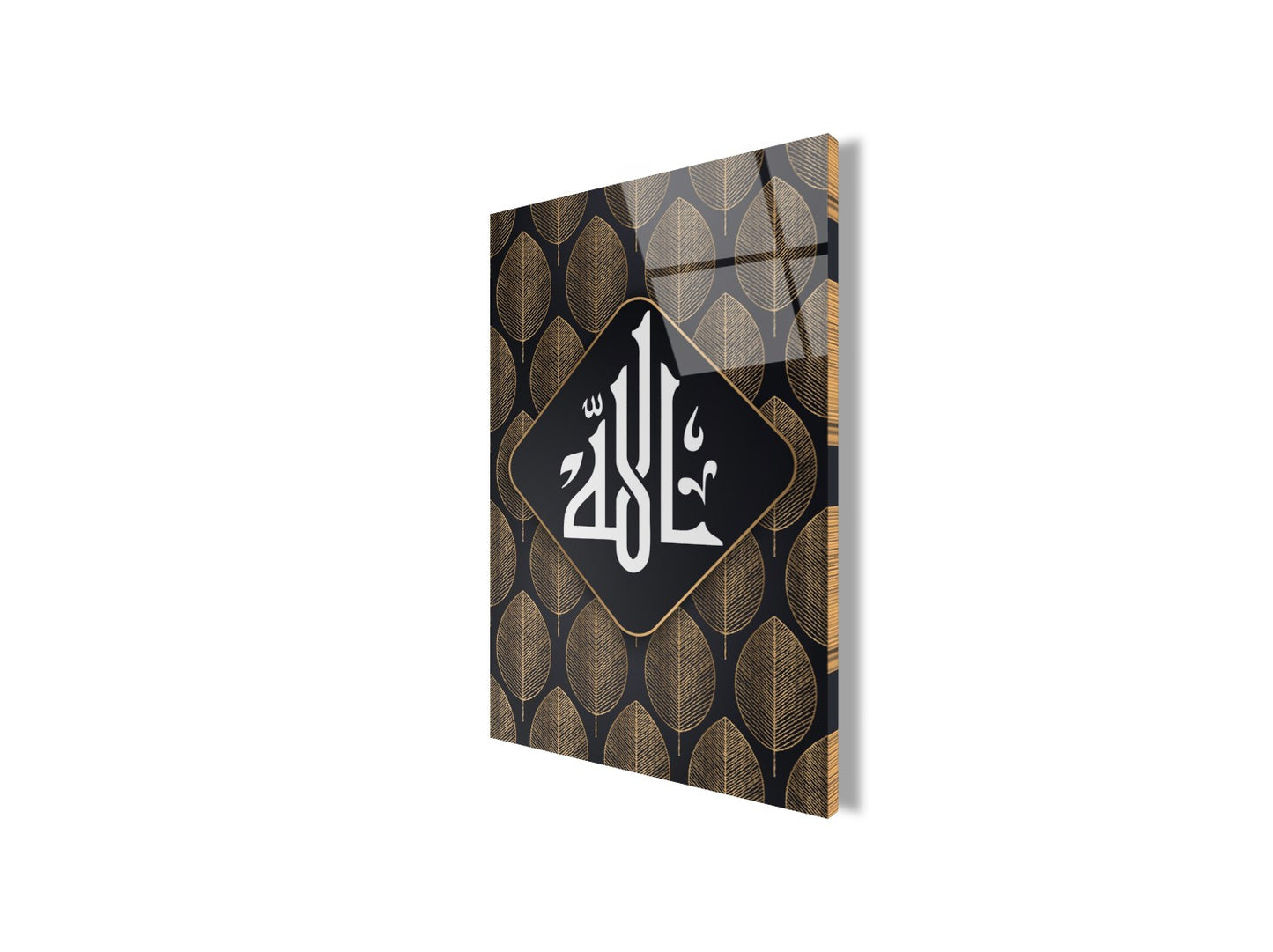 Dini Motif Dikey Cam Tablo