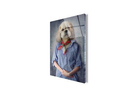 Köpek Dikey Cam Tablo
