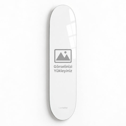 Kişiye Özel Dikey Skate Board Cam Tablo - hero