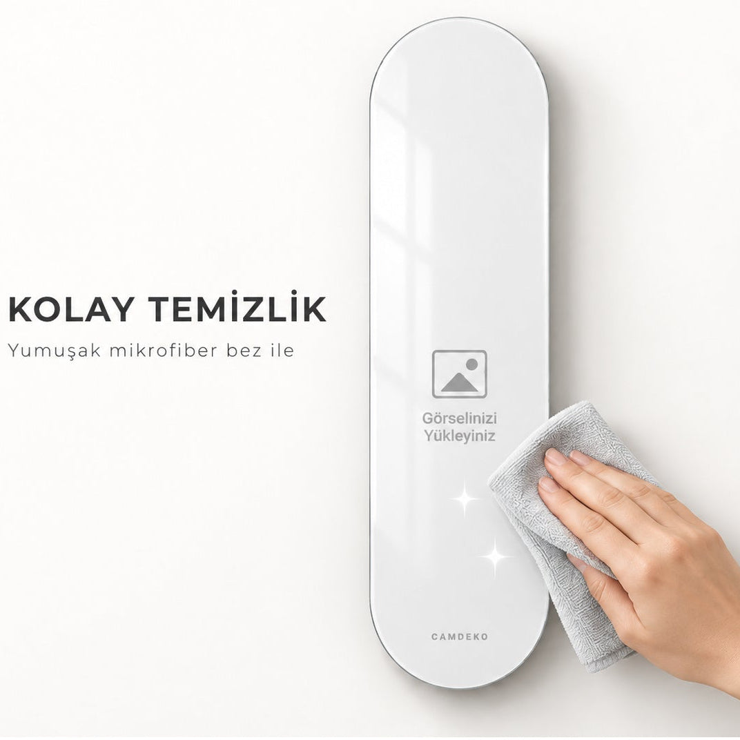 Kişiye Özel Dikey Skate Board Cam Tablo - Kolay temizlik
