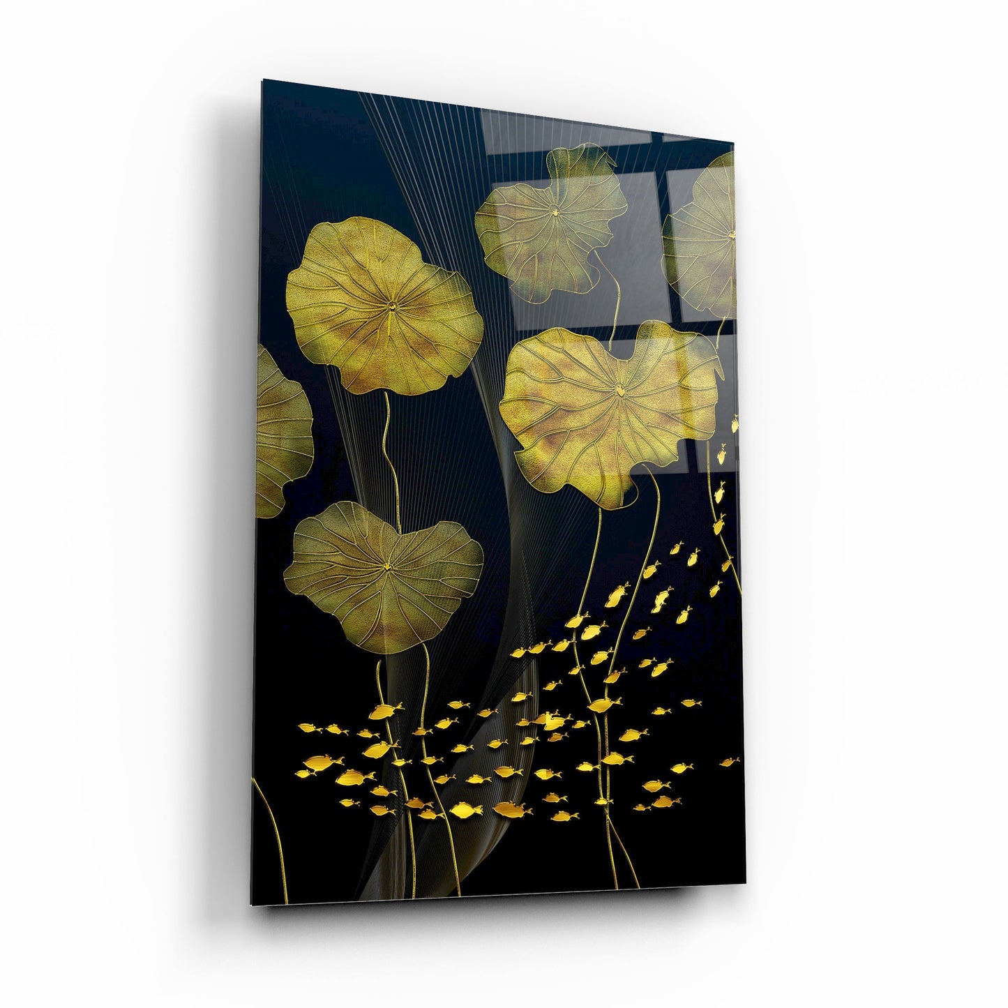 Yaprak Dikey Cam Tablo