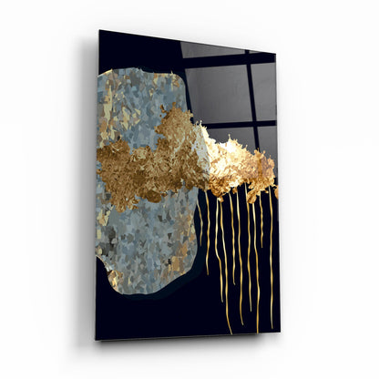 Gold Desenler Dikey Cam Tablo