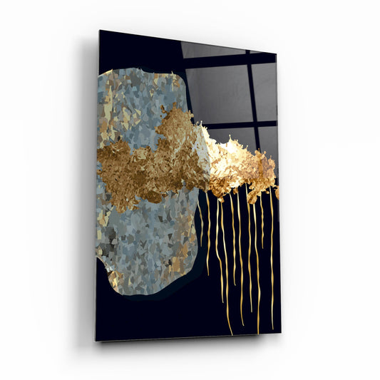 Gold Desenler Dikey Cam Tablo