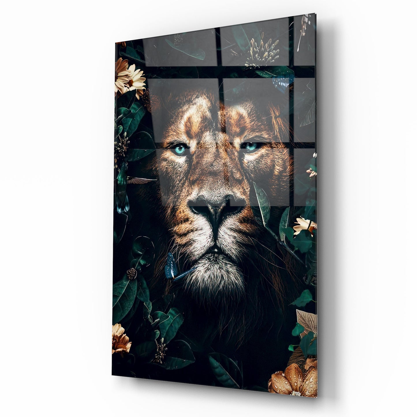Aslan Dikey Cam Tablo