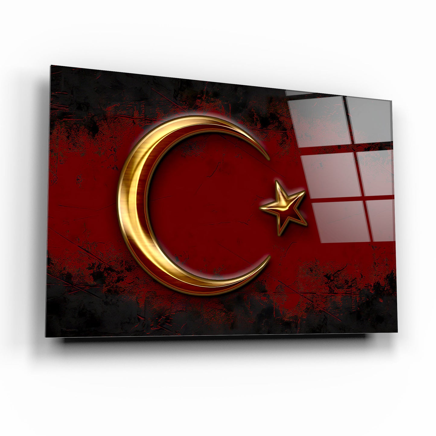 Bayrak Yatay Cam Tablo