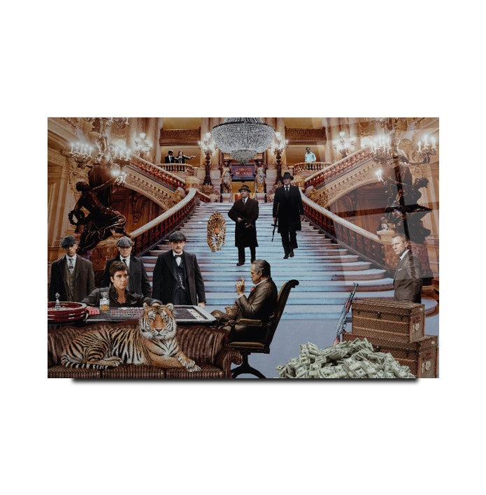Hollywood Yatay Cam Tablo