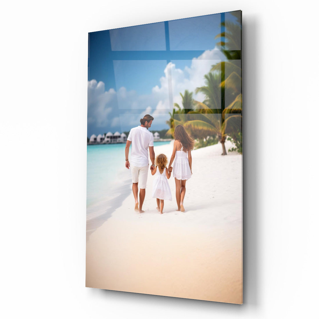 Kişiye Özel Dikey Cam Tablo