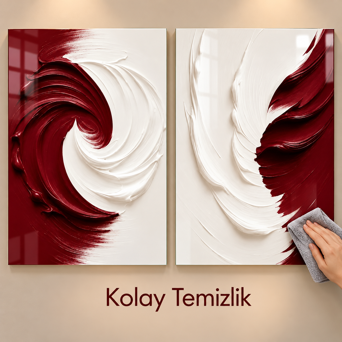 Mikrofiber bezle kolay temizlik