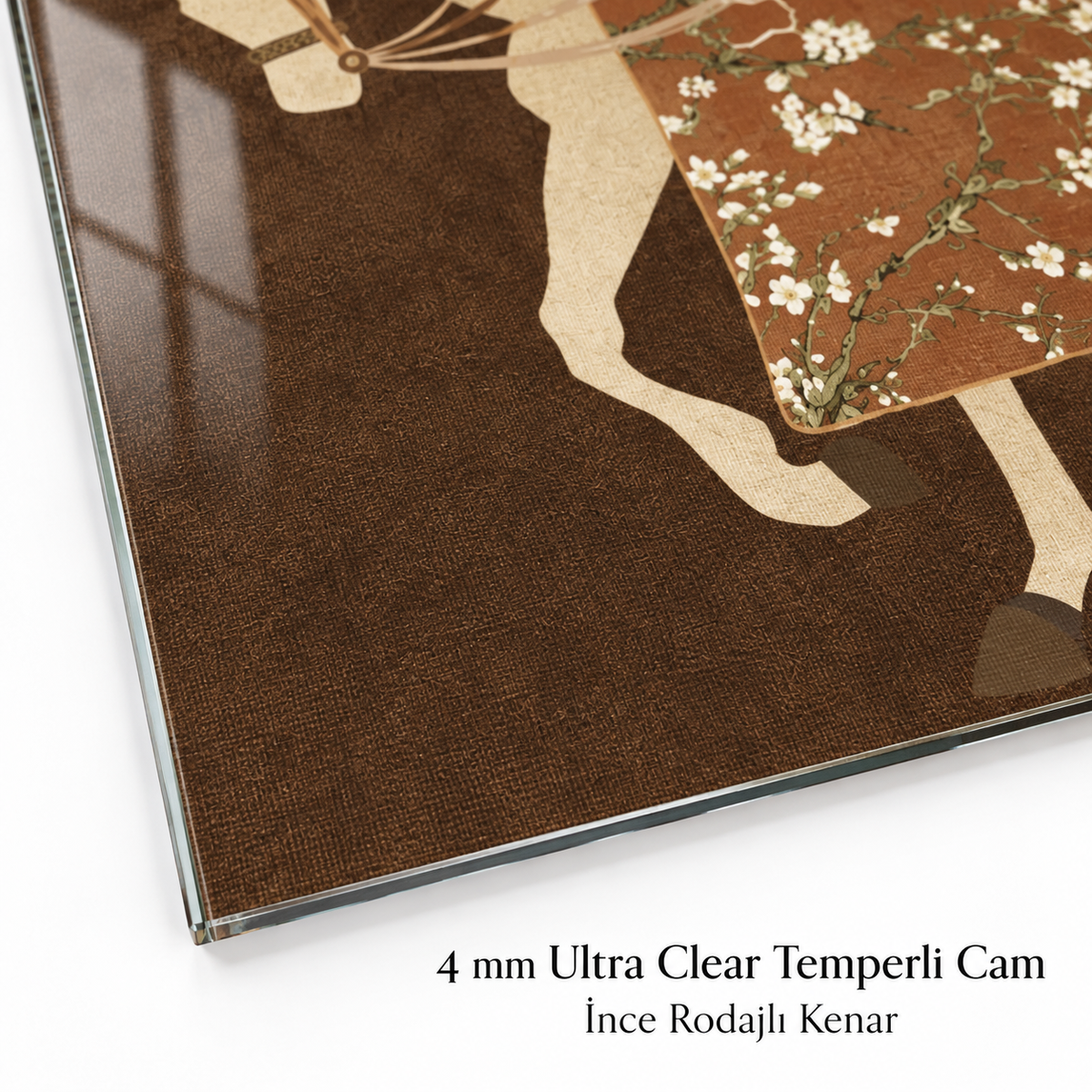 4 mm Ultra Clear cam ince rodajlı kenar