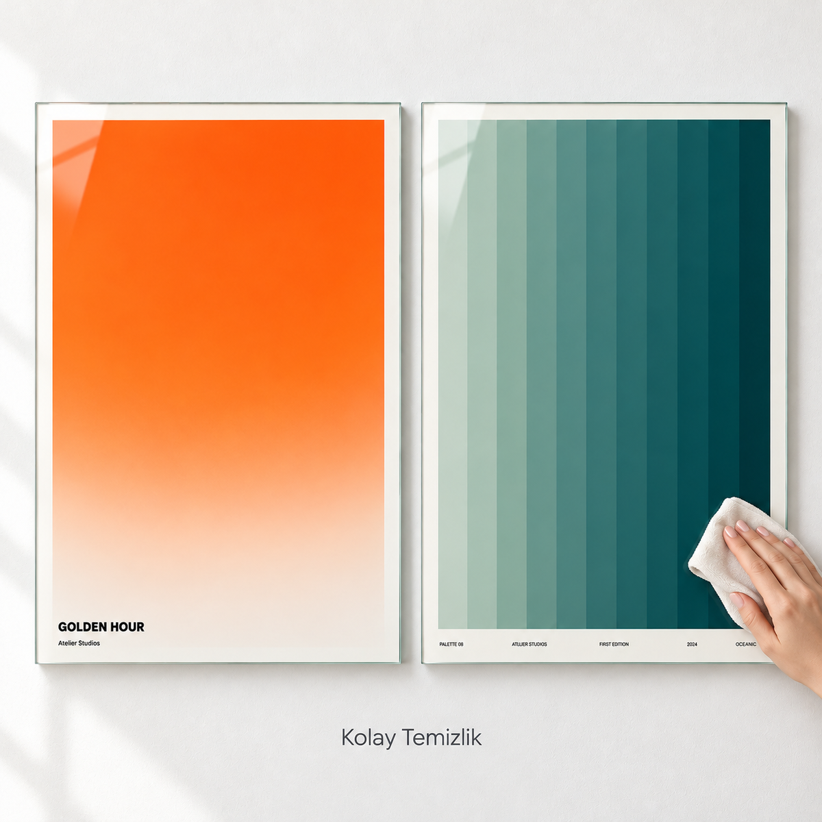 Mikrofiber bezle kolay temizlik