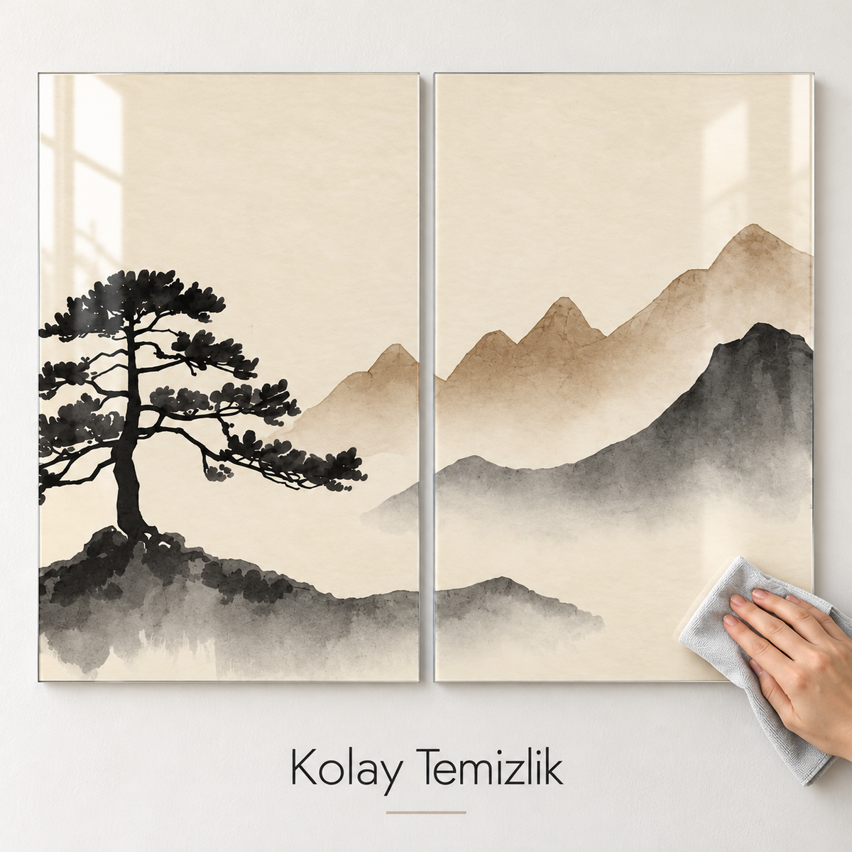 Mikrofiber bezle kolay temizlik