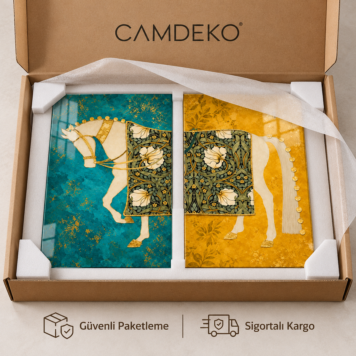 CAMDEKO koruyucu kraft paketleme