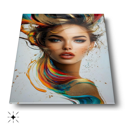 Kadın Model Cam Tablo