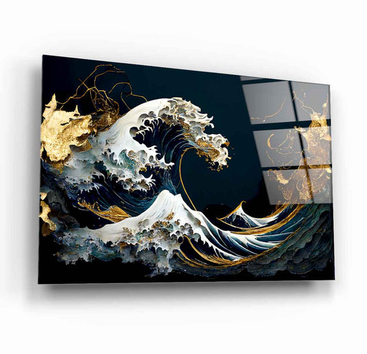 Hokusai The Great Wave off Kanagawa Cam Tablo