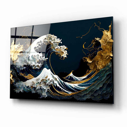 Hokusai The Great Wave off Kanagawa Cam Tablo