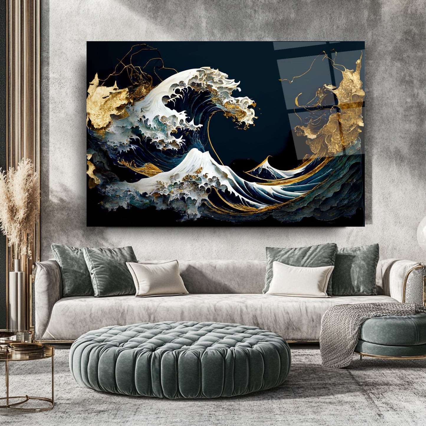 Hokusai The Great Wave off Kanagawa Cam Tablo