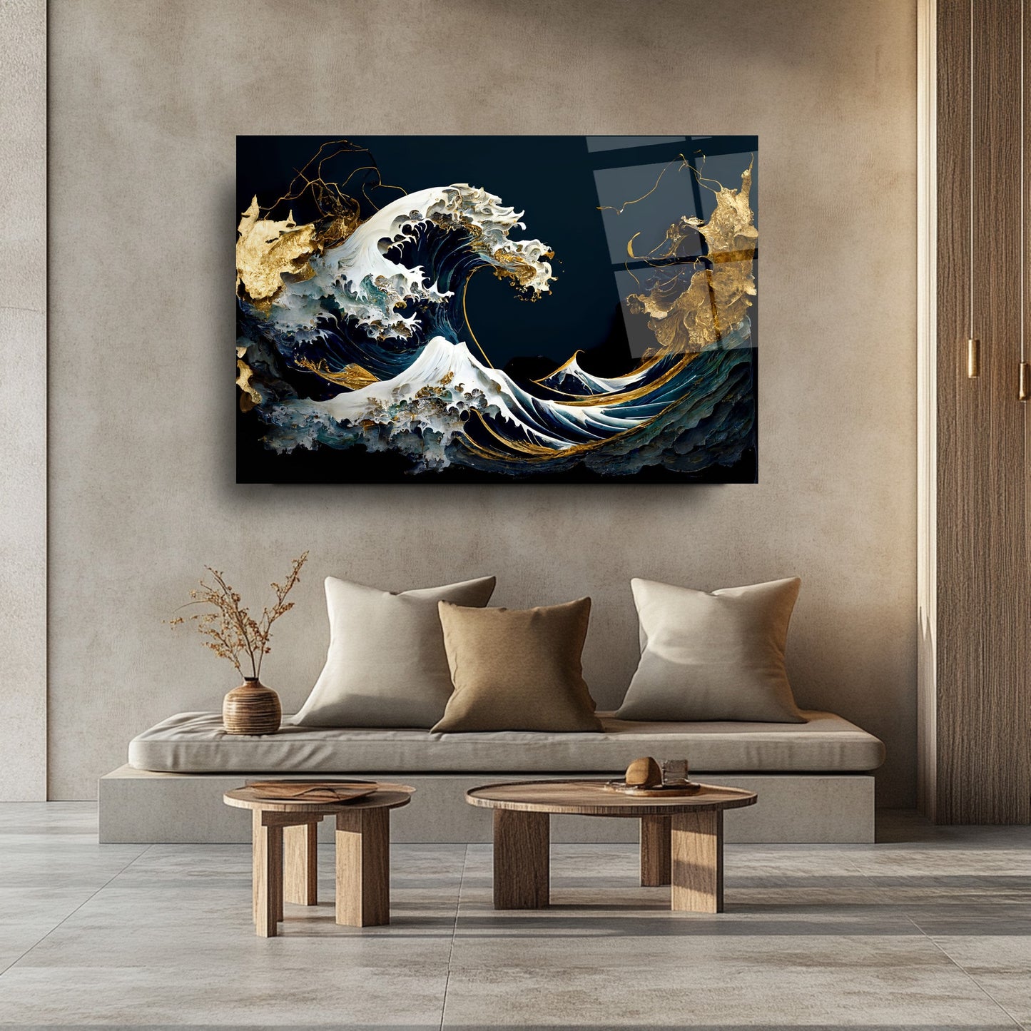 Hokusai The Great Wave off Kanagawa Cam Tablo