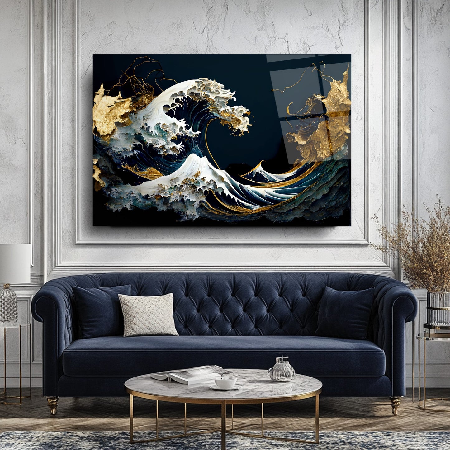 Hokusai The Great Wave off Kanagawa Cam Tablo