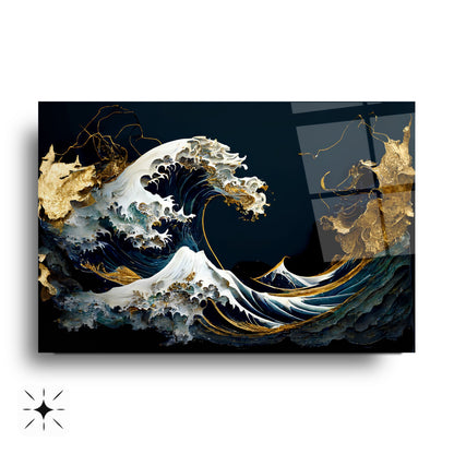 Hokusai The Great Wave off Kanagawa Cam Tablo