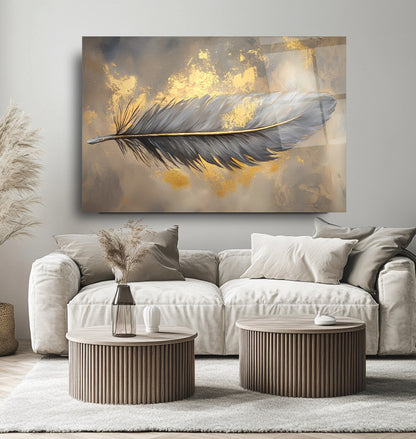 Gold Tüy Cam Tablo