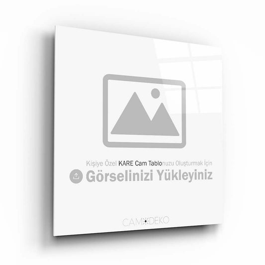 Kişiye Özel Kare Cam Tablo