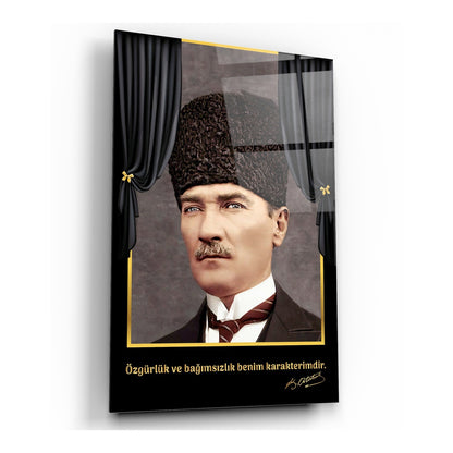 Atatürk Dikey Cam Tablo