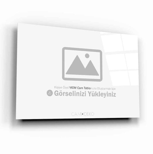 Kişiye Özel Yatay Cam Tablo