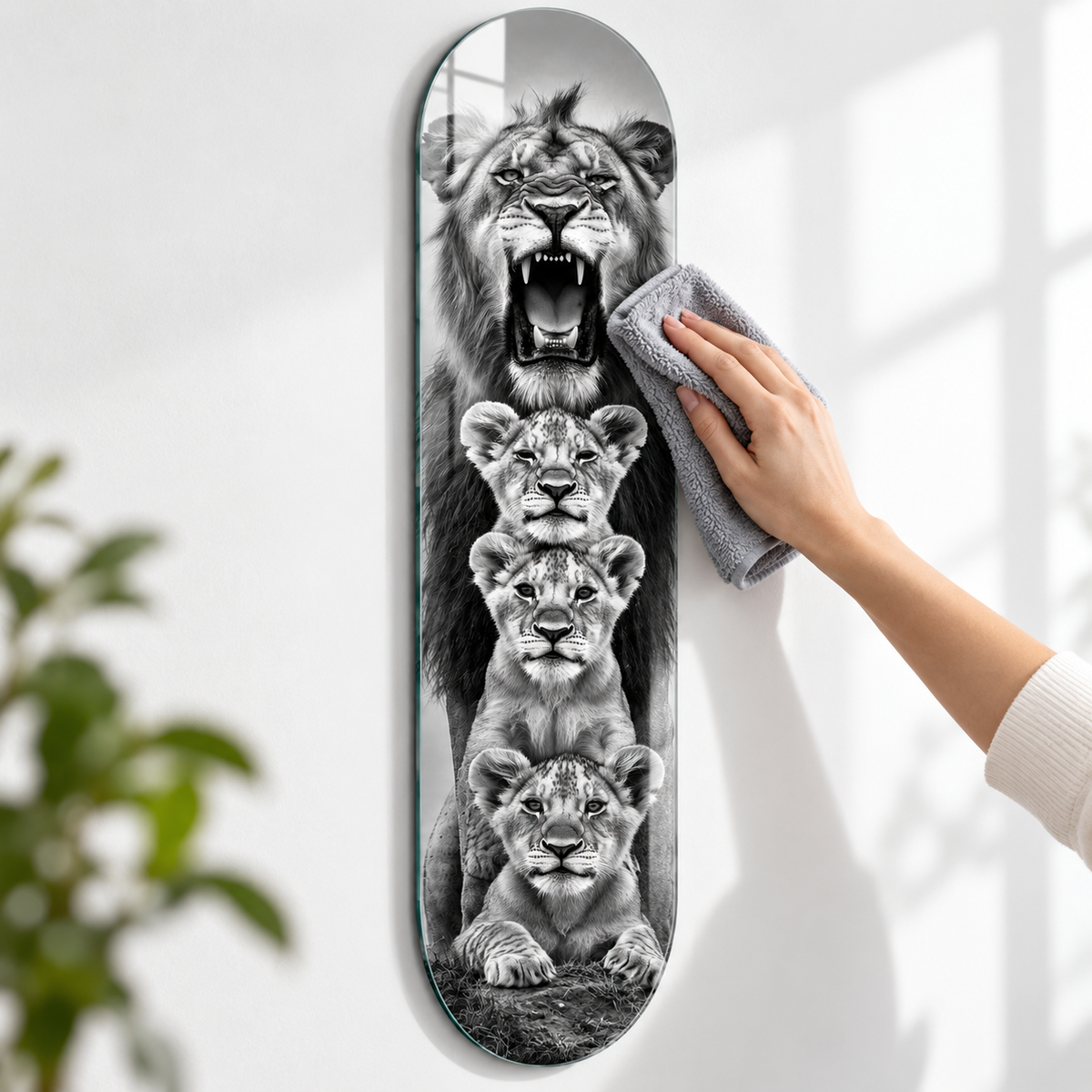 Skate Board cam tablo - yaklaşık 2 cm duvar mesafesi