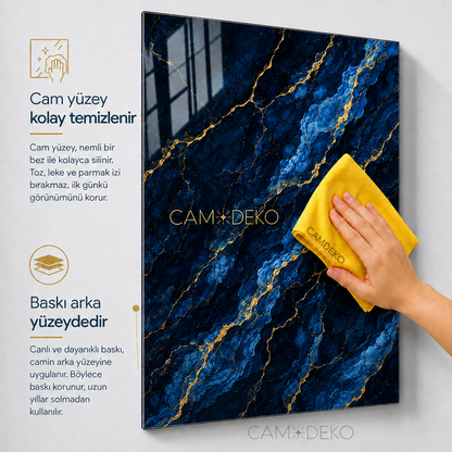 CAMDEKO kolay temizlenen cam yüzey ve arka yüzey baskı bilgisi