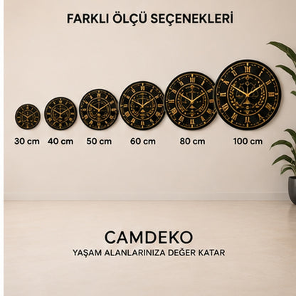 30 40 50 60 80 ve 100 cm saat ölçü seçenekleri