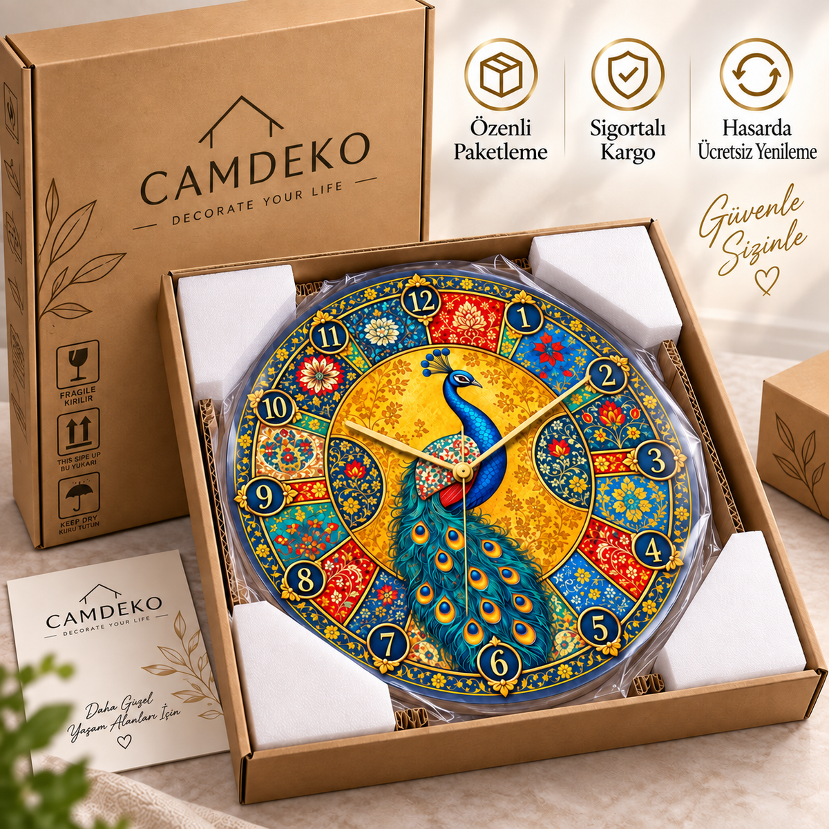 CAMDEKO korumalı paketleme sigortalı kargo