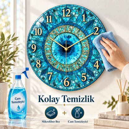 Kolay temizlik mikrofiber bez ve cam temizleyici
