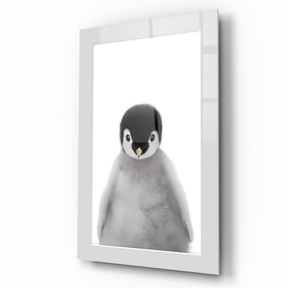 Yavru Penguen Çocuk Odası Cam Tablo
