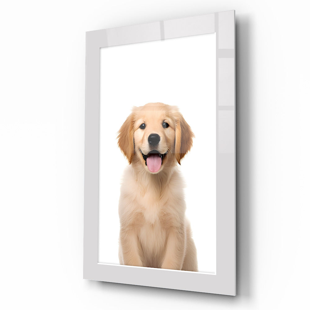 Yavru Köpek Çocuk Odası Cam Tablo