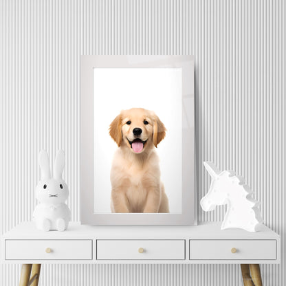 Yavru Köpek Çocuk Odası Cam Tablo